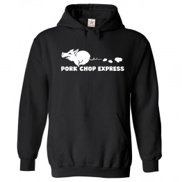 Pork Chop Express Unisex Classic Kids and Adults Pullover Hoodie 									 									 									